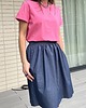 t-shirt damskie Basic Pink 2