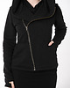 bluza z kapturem damska Bluza asymetryczna na zamek, damska bluza z dużym kapturem 3