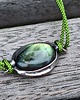 bransoletki wire wrapping Labradoryt na lato   - bransoletka sznurkowa 1