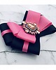 broszki Brosza  Pink  z  różowymi kryształkami  NEW 1