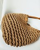torby na ramię Torba na Ramię "Boho Weave Bag" kolor Karmelowy ze złotą nitką 4