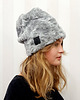 czapki damskie CZAPKA CHAPOOSIE Silver Furry 1