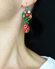 kolczyki soutache Owocowe letnie kolczyki soutache 1