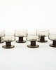 miski i misy Komplet pucharków do deserów, włoski design, lata 70, produkcja: Włochy 1