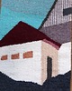 makramy Ręcznie tkany kilim - makatka wełniana - MAZURSKI DUŻY DOM 4
