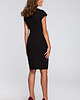 sukienki midi damskie Sukienka ołówkowa-czarna(S239) 2