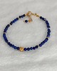 bransoletki z kamieni naturalnych Bransoletka z serduszkiem i lapis lazuli 2