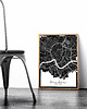 plakaty Plakat Kraków mapa 2
