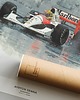 plakaty Plakat Tory wyścigowe - Ayrton Senna 1