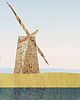 plakaty Podlasie - rozlewiska z wiatrakiem - plakat fine art 2