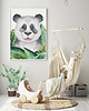 obrazy i plakaty do pokoju dziecięcego Panda   - plakat dla dzieci 1