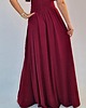 sukienki maxi damskie Sukienka wieczorowa maxi bordowa drapowana 36-56 4
