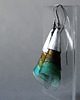 kolczyki wire wrapping Srebrne kolczyki miętowe toffi SINTANG 3