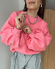 bluza bez kaptura damska Bluza Enjoyable blossom pink 4