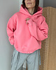 bluza z kapturem damska Bluza Soho blossom pink z kapturem 1