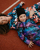 bluzy dla chłopców Bluza Chłopiec DR.CROW Palmy Fiolet 2