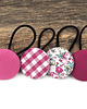 gumki do włosów Gumka do włosów Linen amarant 3