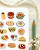 naklejki i wlepy Dinner time - arkusz papierowych naklejek A6 2