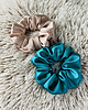gumki do włosów Satynowa gumka do włosów scrunchie Szmaragd RÓŻNE MODELE 5