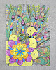 kolczyki drewniane 6590 kolorowe, duże, dwustronne kolczyki; 4 w 1; 4