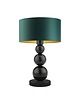 lampy stołowe Srebrna lampa stołowa w stylu glamour HONOLULU GOLD z kulami 7