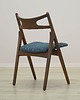 krzesła Komplet czterech krzeseł dębowych, duński design, lata 60, Hans. J. Wegner 3
