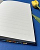 notatniki i albumy Z niebieskim i żółtym - notes A5 w siwą linię 3