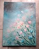 obrazy "Kwiatowa harmonia" - Obraz olejny na płótnie, 60x80 cm 2