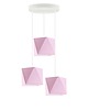 lampy do pokoju dziecka Kaskadowa 3 punktowa lampa wisząca MAJORKA KIDS z geometrycznymi kloszami 7