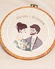 Ślub - inne Ślubna, indywidualna dedykacja, haft w oprawie vintage 4