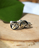spinki do mankietów Spinki Mankietowe Unisex Steampunk Czarne Srebro 1