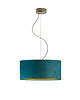 lampy wiszące Nowoczesna lampa wisząca do salonu w kolorze szarym HAJFA VELUR fi 40 6