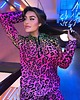 bluza z kapturem damska Damska Bluza z kapturem DR.CROW Multicolor Leopard 2