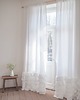 zasłony Zasłona z FALBANKAMI PURE WHITE 1