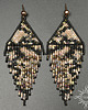 bransoletki ze szkła Snake Skin III, szeroka wyplatana bransoleta, beading 9