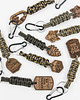 Akcesoria pozostałe Brelok do kluczy drewniany WILK paracord 2 2