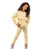 spodnie dla dziewczynki Spodnie dresowe MARGARET kolor banan 2