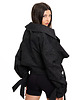 kurtki damskie Boxy crop trench denim jacket 1