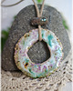 wisiory Kolorowy dwustronny wisior ceramiczny #2 1
