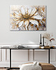 obrazy Obraz na płótnie - 100x70 cm  Kwiat glamour (1-0678) 3