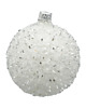 ozdoby choinkowe Okrągła bombka śnieżka: średnia 1