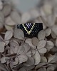 pierścionki - różne Pierścionek Beadingowy Black/Purple 6