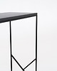 meble - stoły i stoliki - stoliki kawowe Designerska minimalistyczna konsola FANCY BASIC 100x35 - czarna 4