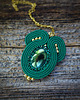wisiory Zielony wisiorek soutache 2