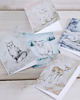 obrazy i plakaty do pokoju dziecięcego Lovely Sheep Bilecik White / silit green 2