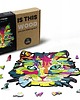 puzzle dla dzieci DREWNIANE PUZZLE OBRAZ UKŁADANKA KOT 140 ELEMENTÓW 1