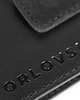 portfele męskie Męski czarny portfel slimwallet ORLOVSKY W04 z klipsem na banknoty 5