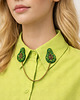 broszki Awokado broszki połączone łańcuszkiem 2
