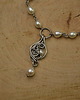 chokery Krótki naszyjnik choker perły wire wrapping 3