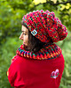 czapki damskie Czapka nieugniatająca włosów MERINO 50% THIS IS IT ,,Czerwienie" 3